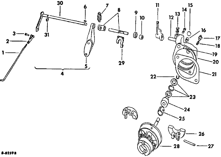 Throttle / Governor Adjustment Farmall Cub